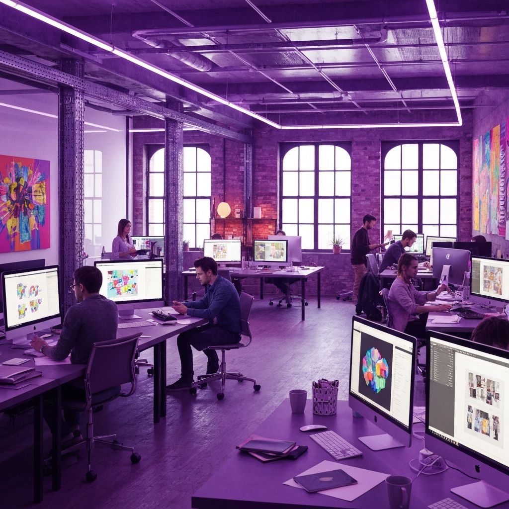 Techneed creative digital agency workspace